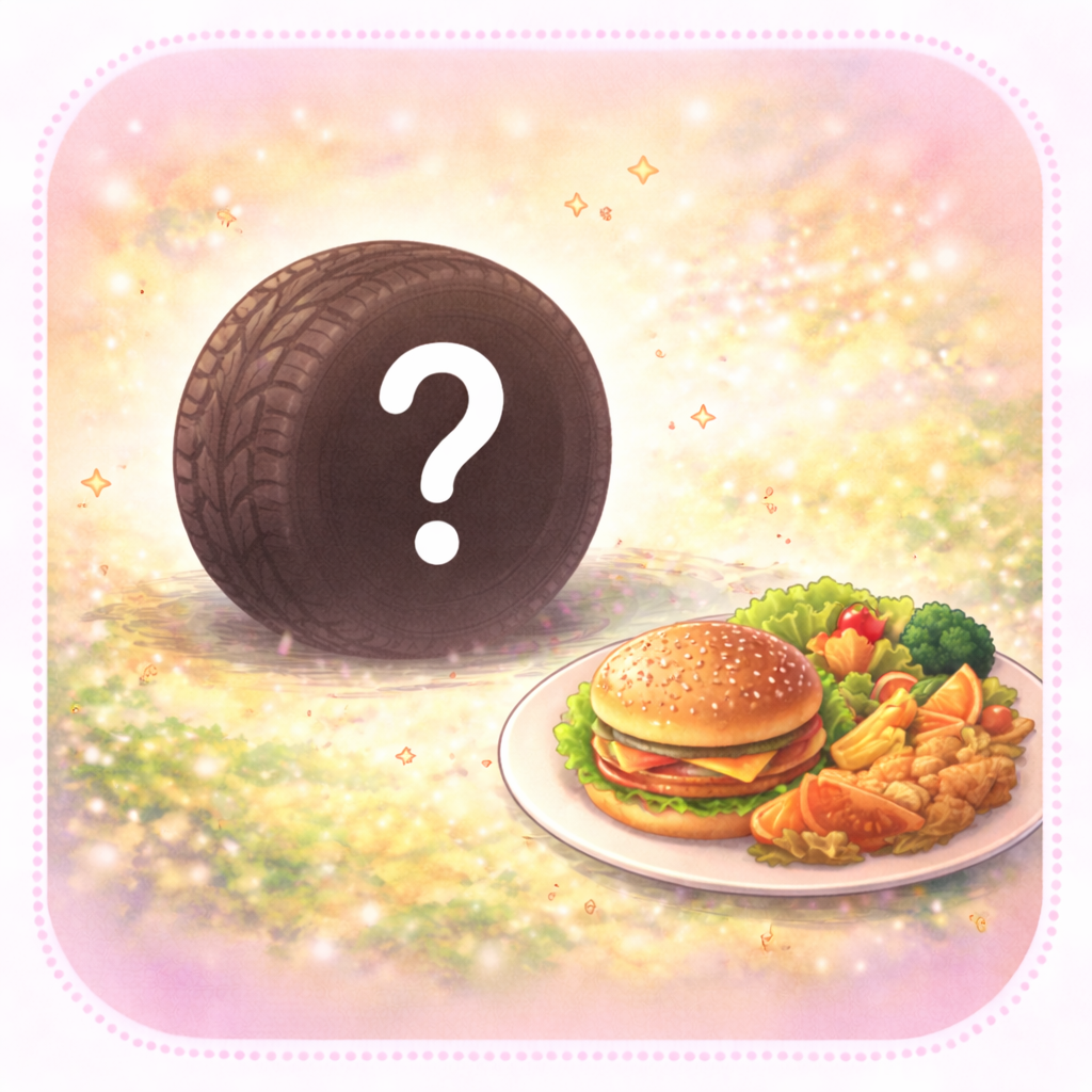 【小学生向け（低学年）】Q120 たべられるタイヤ（たいや）ってどんなタイヤ（たいや）？