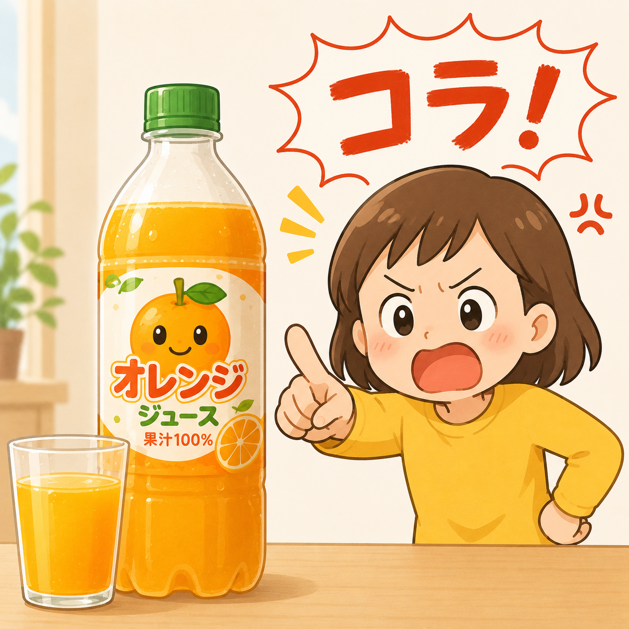 【幼児向け なぞなぞ】Q165 のむと「こら！」とおこられるのみものは？
