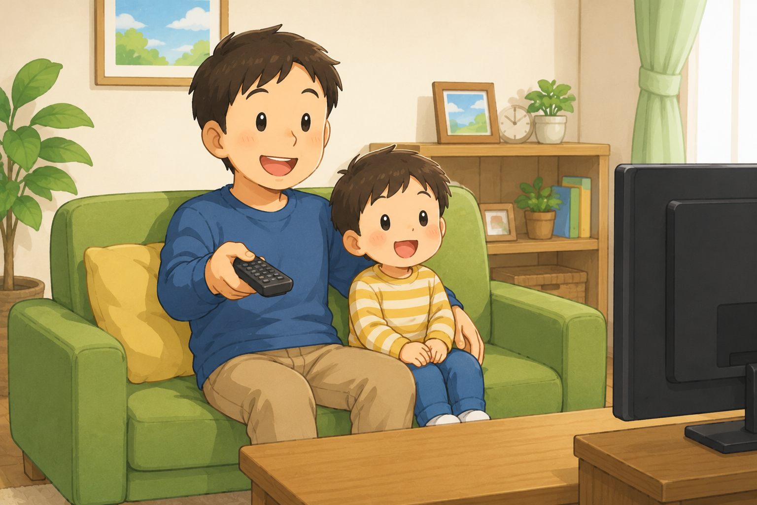 【小学生向け（低学年）】Q244 パパがすきなテレビは、なんチャンネルでしょう？