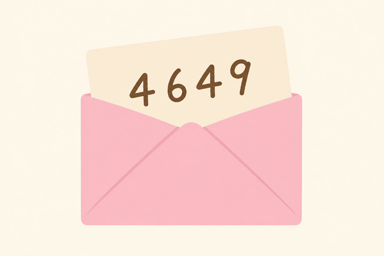 【小学生向け（低学年）】Q154 手紙（てがみ）のうしろに「４６４９」とかいてあったよ。どういういみかな？