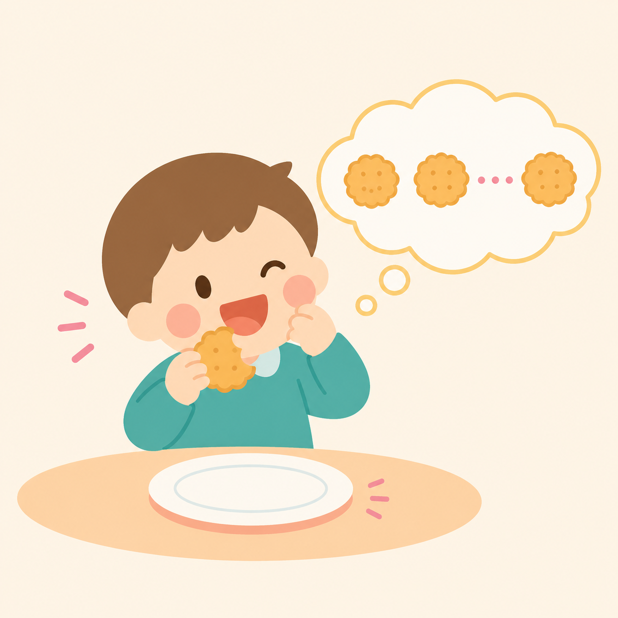 【小学生向け（低学年）】Q156 たべてもたべても おなかが いっぱいに ならないもの なーんだ？