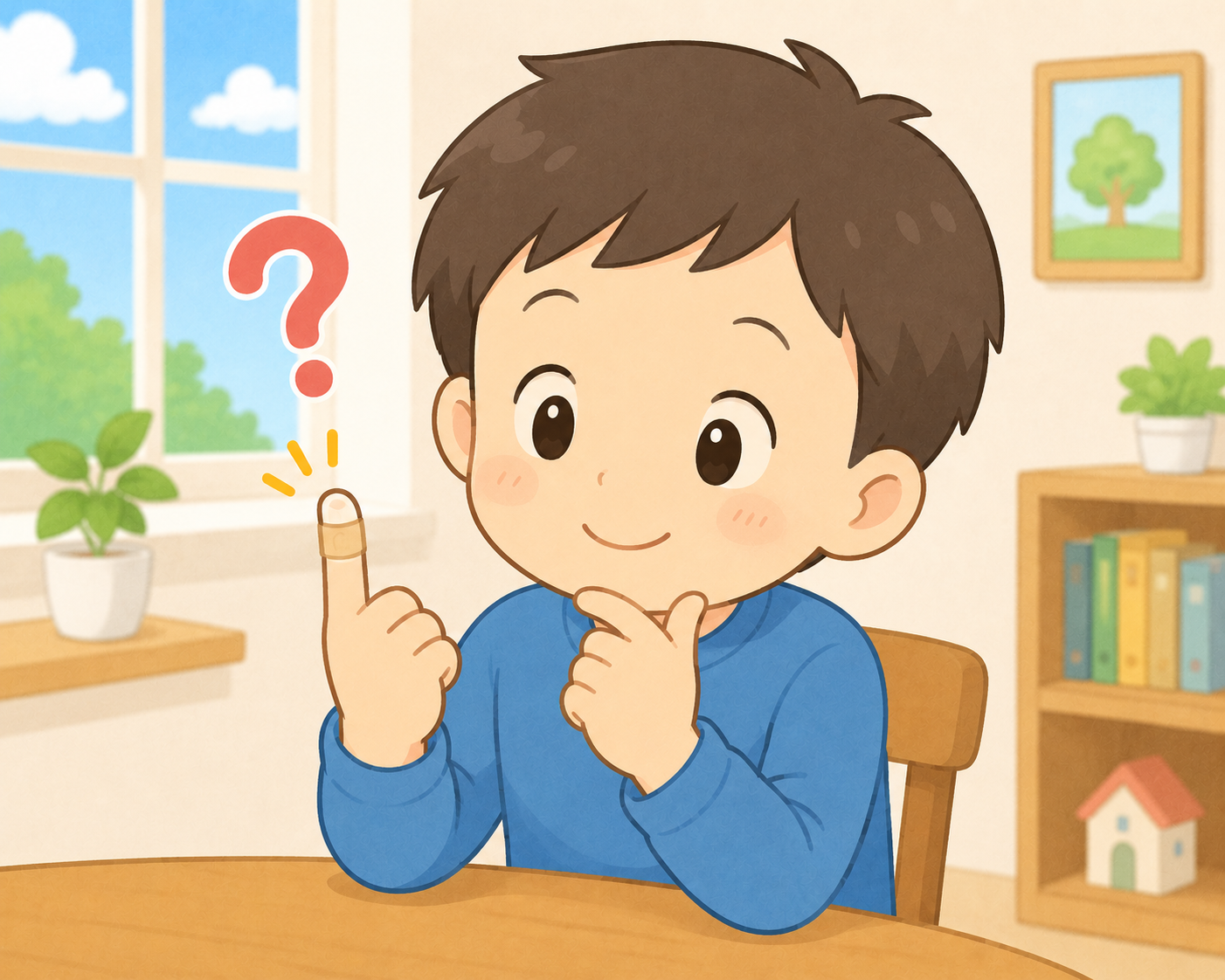 【小学生向け（低学年）】Q248 ゆびをきったのに、いたくないし、ちもでないよ。なんでかな？