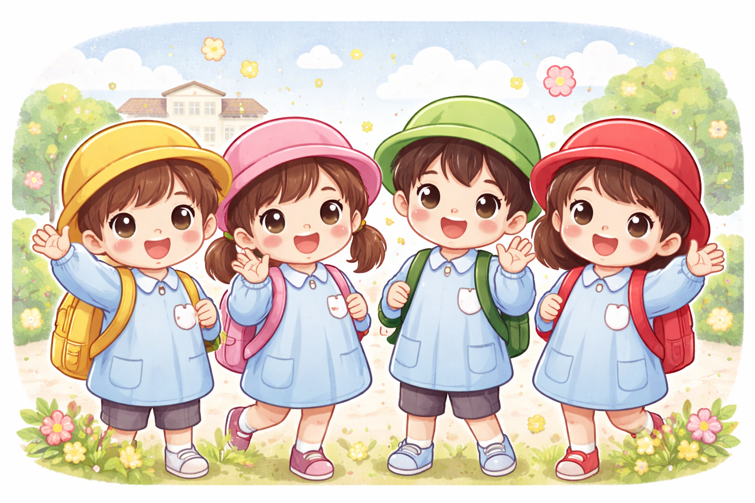 【幼児向け なぞなぞ】Q226 ももぐみさんも、さくらぐみさんも、もっているおかしはなんだ？