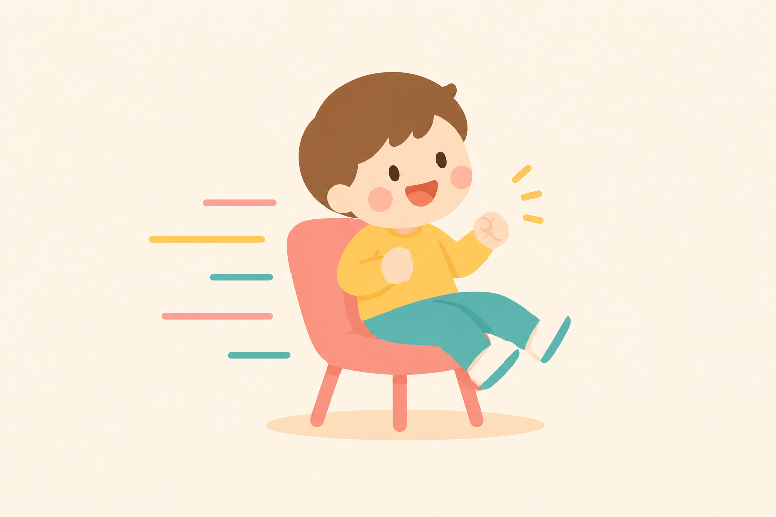 【小学生向け（低学年）】Q155 すわっているのにとってもはやく走って（はしって）いるひとがいるよ。どうやって走って（はしって）るのかな？