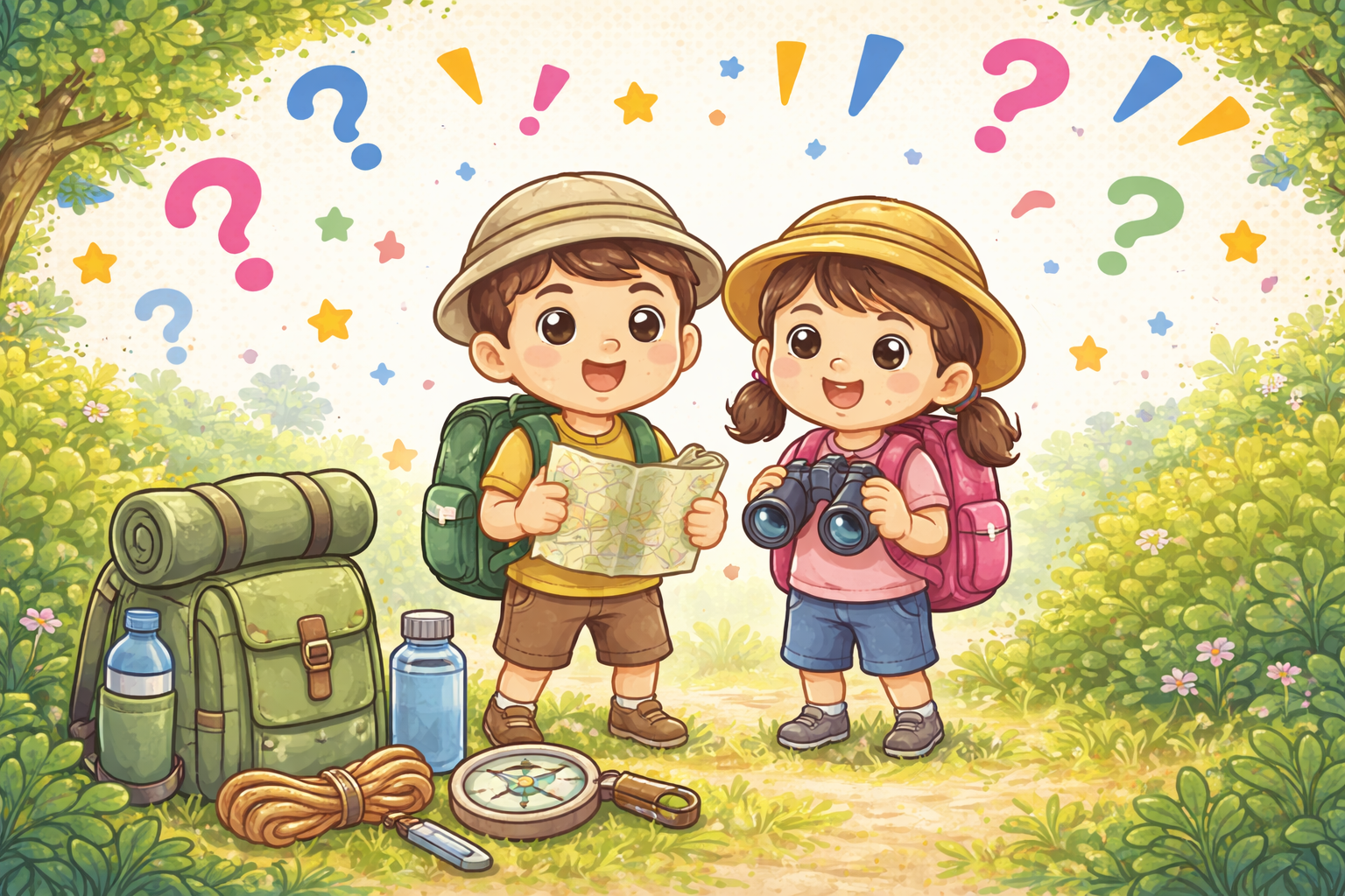 【小学生向け（低学年）】Q172 ぼうけんにぜったい必要（ひつよう）なものはなんでしょう