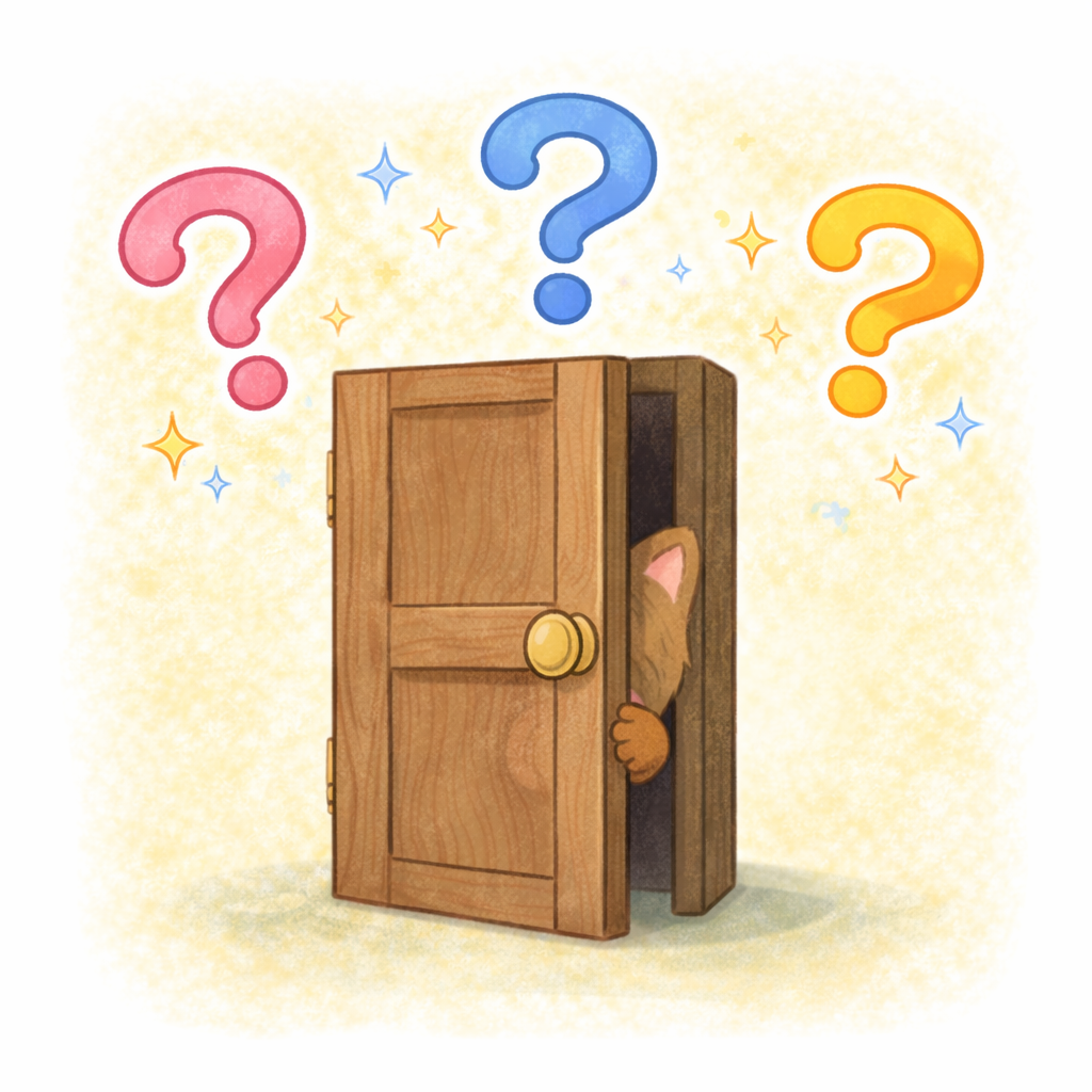 【小学生向け（高学年）】Q15.とびらのかげにかくれてる動物はなあに？