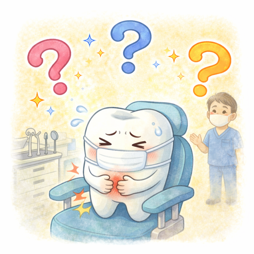 【ひっかけ なぞなぞ】Q17.お腹がいたいのに、毎日歯医者さんにばかりいくひとがいます。なぜでしょう？