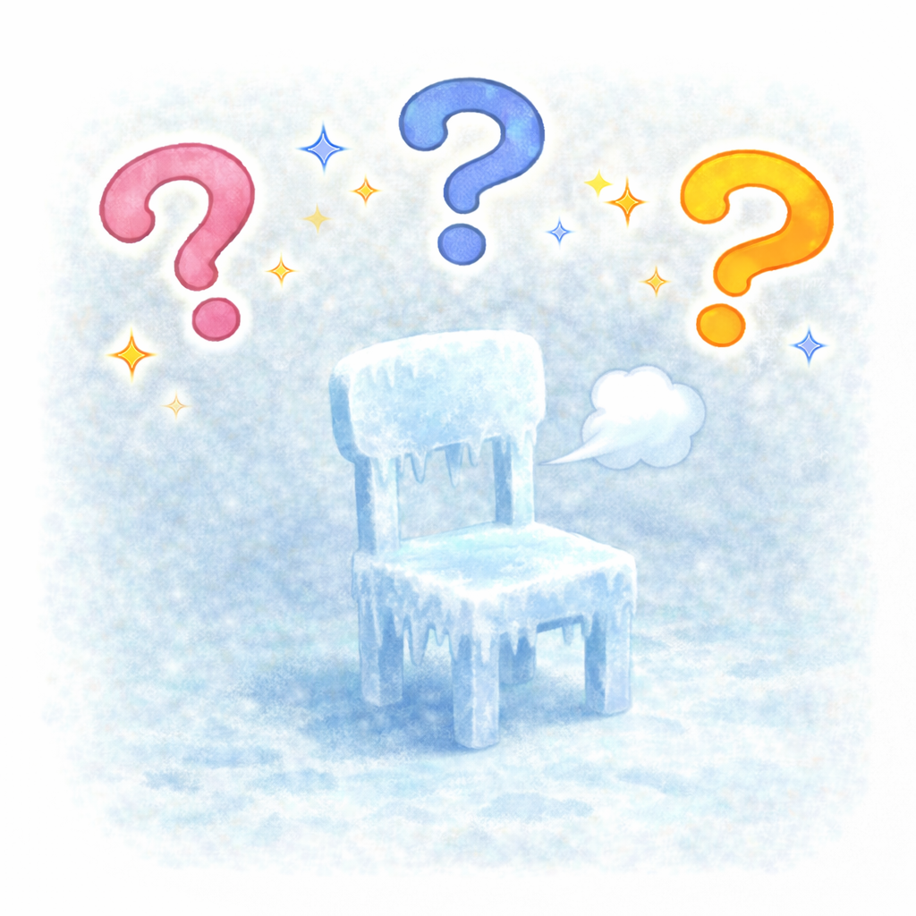 【幼児向け なぞなぞ】Q22.いすはいすでも、つめたいいすは？