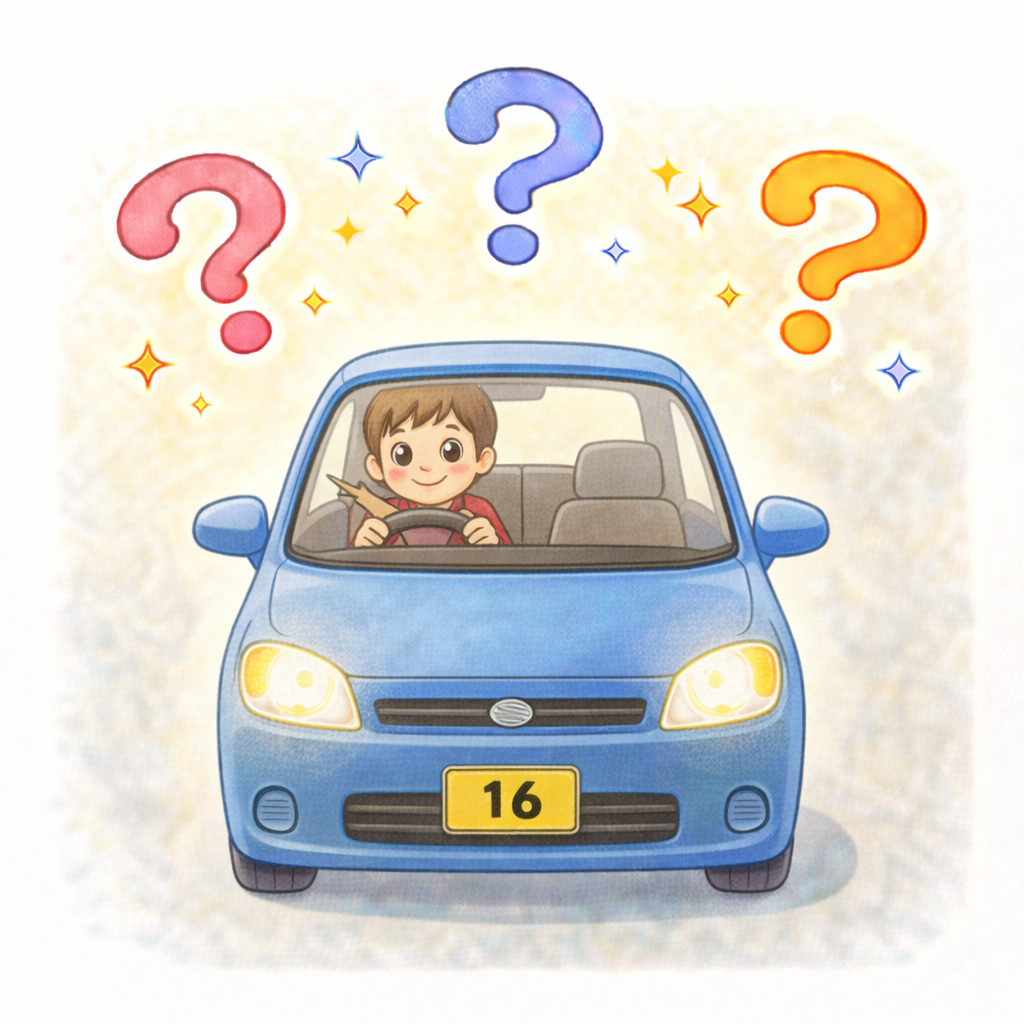 【大人向け なぞなぞ】Q29.お酒が飲めるのは二十歳から。では自動車に乗れるのは何歳から？