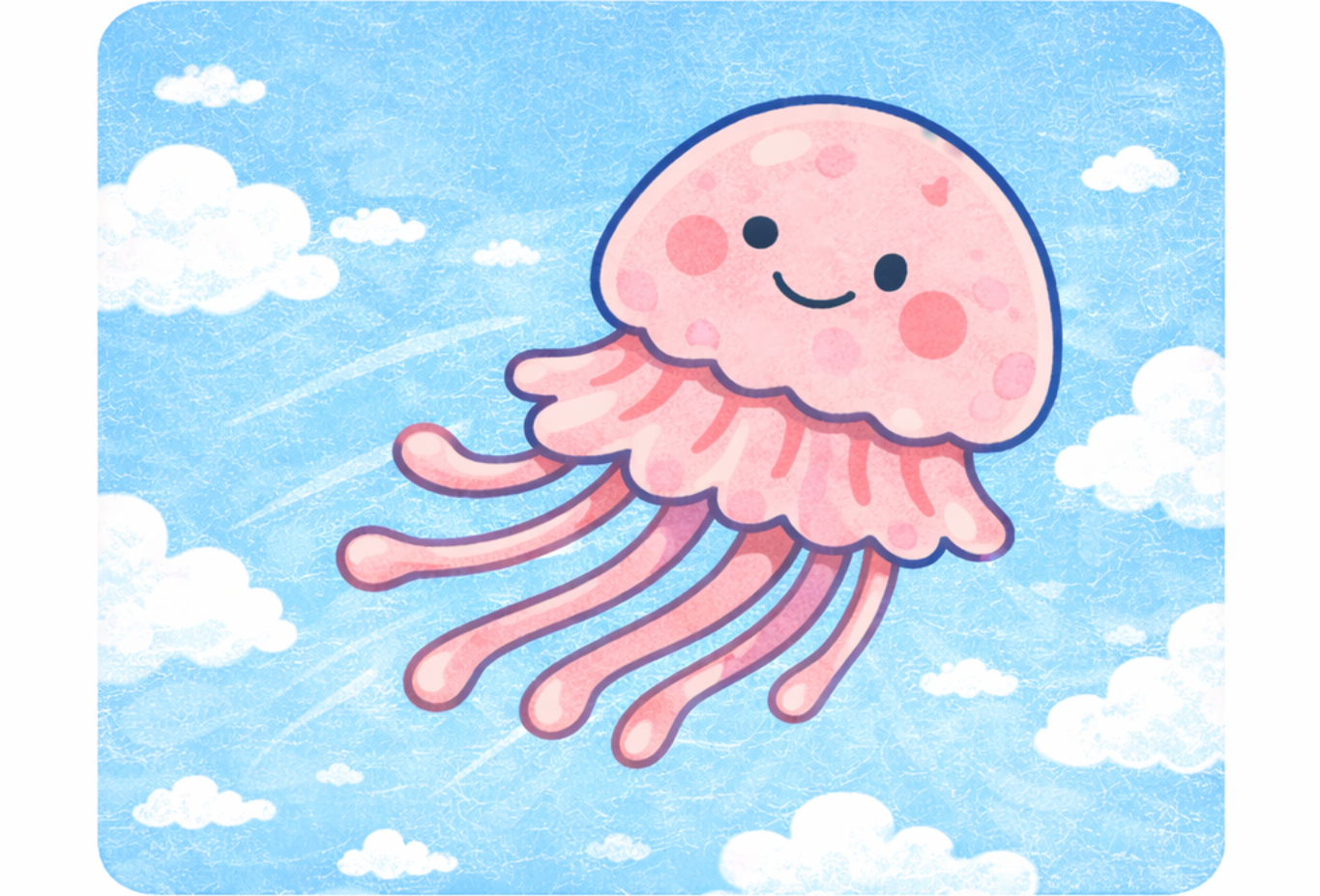 【ひっかけ なぞなぞ】Q8.海の生き物なのに、空をひらひら飛んでいる、これなーんだ