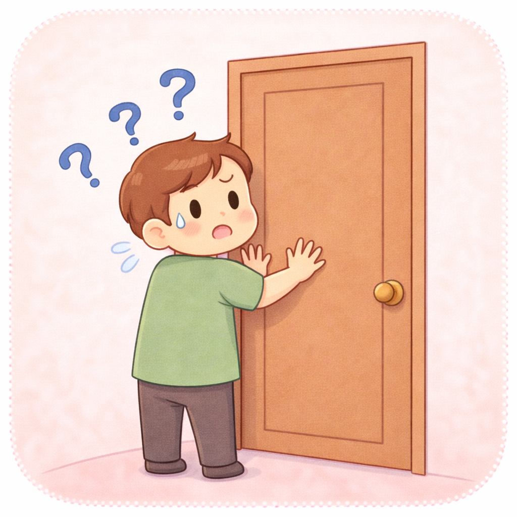 【ひっかけ なぞなぞ】Q87 閉じたりしまったりする扉から出ることができません。なぜでしょうか？